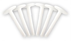 Запчасти Набор винтов TAHE SOFTBOARD SCREW SET (x6) - WHITE - фото 24372