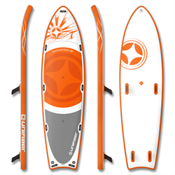 Доска SUP надувная Unifiber 23 Monstro Tandem Event iSup 18'0" Naked - фото 36741