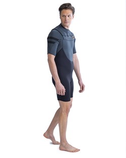 Гидрокостюм муж. Jobe 25 Perth Shorty 3/2mm Chestzipper Gray - фото 37431
