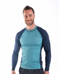 Гидромайка трикотаж. муж. JOBE Rash Guard Longsleeve Men Vintage Teal - фото 38030