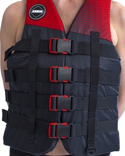 Жилет унисекс JOBE 21 4 Buckle Vest Red - фото 39881