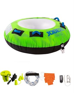 Надувная плюшка компл. JOBE 23 Rumble Towable Package 1P Green - фото 43868