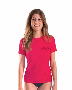 Гидромайка трикотаж. жен. Jobe 23 Rash Guard Loose Fit Women Hot Pink - фото 44076