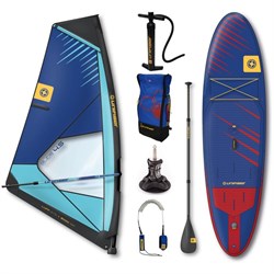 Доска SUP надувная компл. +парус Unifiber 23 Oxygen iWindSup SL 10'7" & Compact 4.5 Rig Paddle Leash - фото 48162