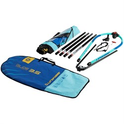 Доска SUP надувная компл. +парус Unifiber 23 Oxygen iWindSup SL 10'7" & Compact 5.5 Rig Paddle Leash - фото 48184