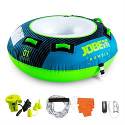Надувная плюшка компл. Jobe 25 Rumble Towable Package 1P Teal - фото 61747