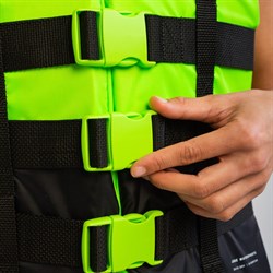 Жилет унисекс Jobe 25 4 Buckle Vest Lime - фото 61945