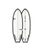 Доска SURF SIC 25 PISTOL WHIP x20.25 HF 5'6\" - фото 63369