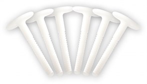 Запчасти Набор винтов TAHE SOFTBOARD SCREW SET (x6) - WHITE