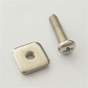 Запчасти Винты для плавника JP-Australia Fin Screw M4x20 - PH2 including brass sliding nut