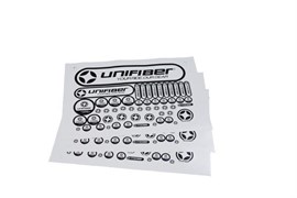 Наклейка Unifiber Sticker Sheet White