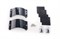 Запчасти Unifiber 2x Clamcleat CL244/S7 Graphite Grey Strap, 4x Screws,4x Rub. - фото 40558