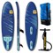 Доска SUP надувная компл. +парус Unifiber 23 Oxygen iWindSup FCD 10'7" & Compact 2.5 Rig Paddle Leash - фото 48112